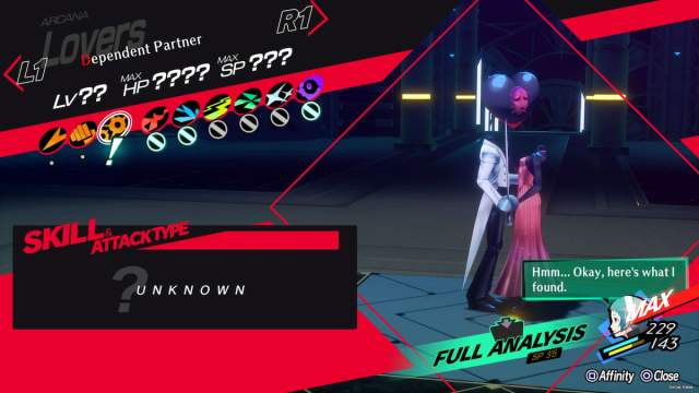 All Dependent Partner weaknesses in Persona 3 Reload
