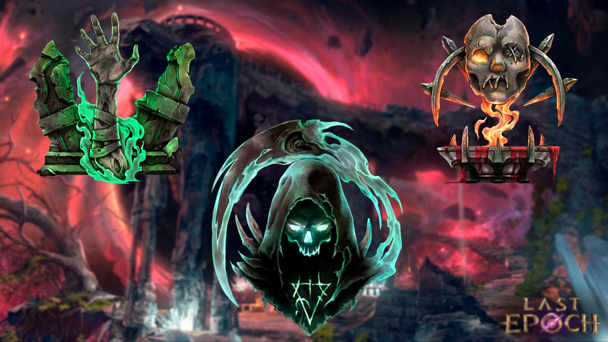 Image of all Acolyte mastery icons from Last Epoch