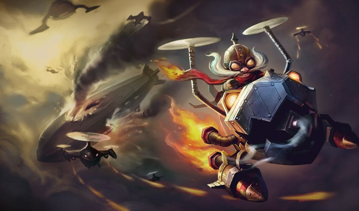 corki base skin league of legends