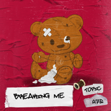 An image of the Breaking Me cover art from Fortnite Festival, which features a broken teddy bear. 