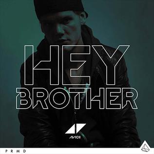 An image of the Hey Brother cover art, a song by Avicii that is in Fortnite Festival. This art showcases the artist in a baseball cap against a green background. 