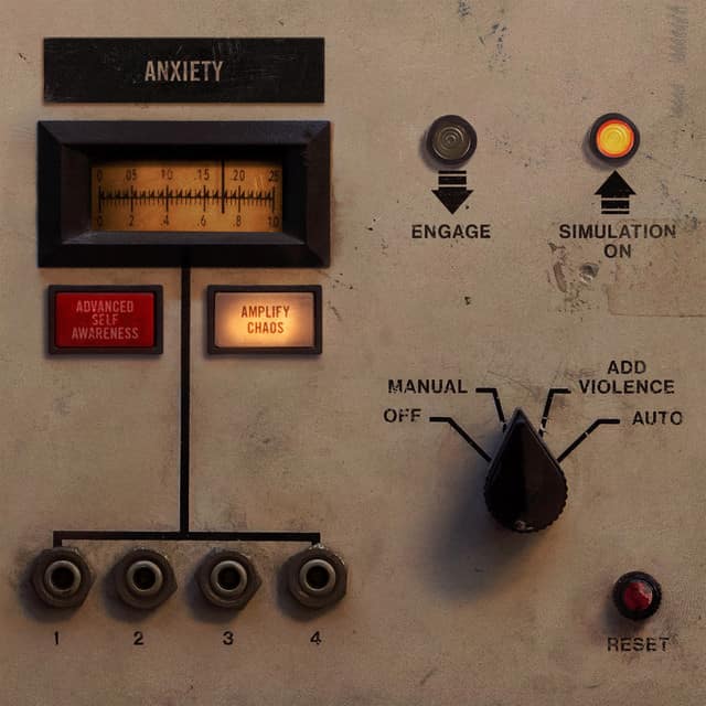 An image from Fortnite Festival of the Less Than cover art, which features a control panel,