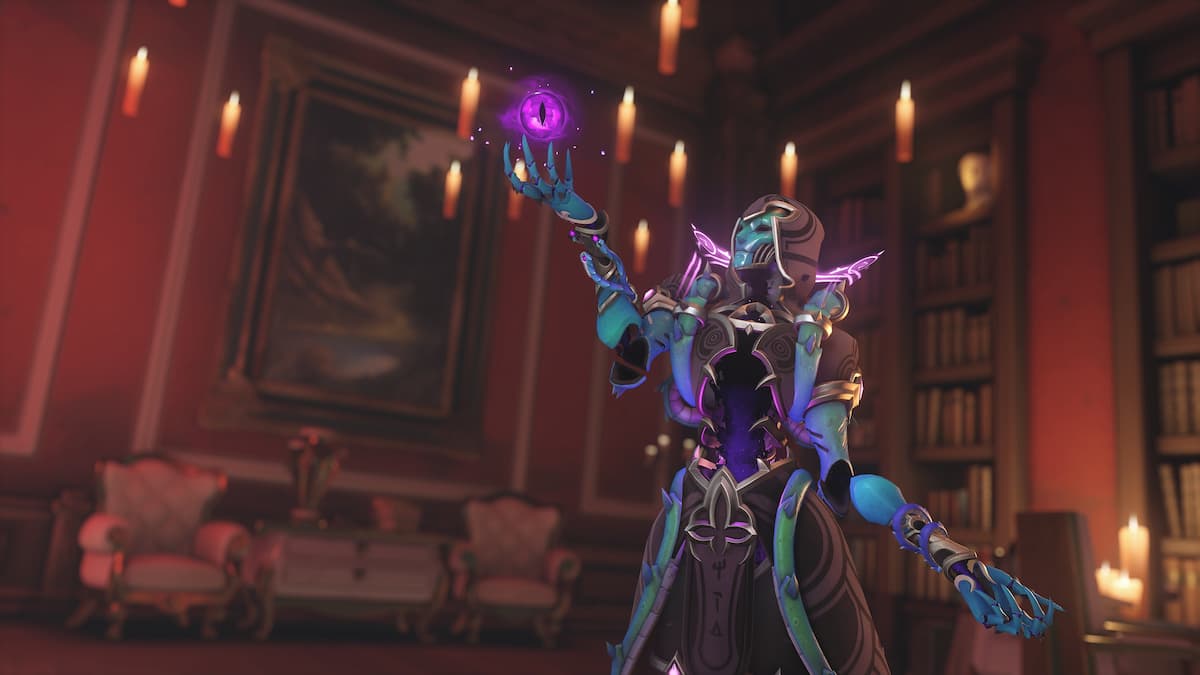 Overwatch 2 Moira Mythic skin Ancient Caller