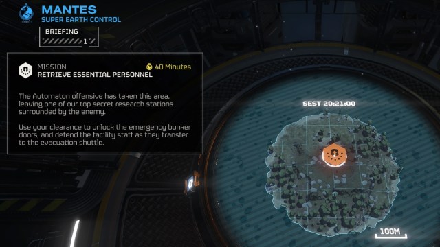 Retrieve Essential Personnel mission summary in Helldivers 2