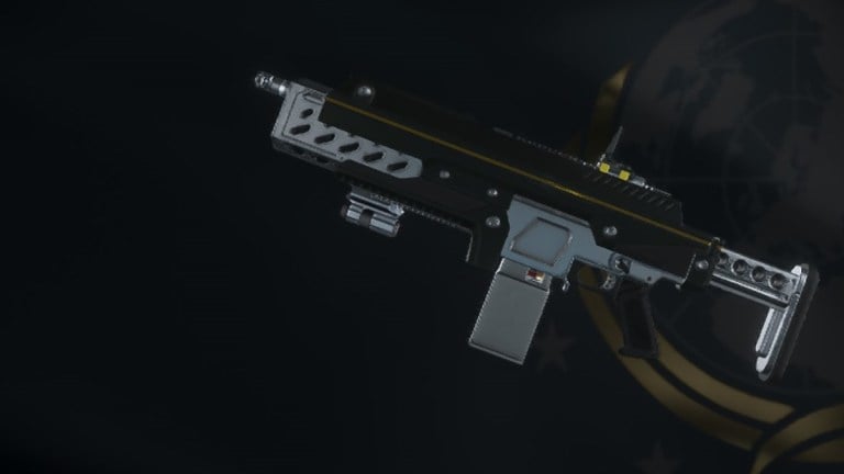 The shotgun SG-225 Breaker, as shown from the Warbond Menu in Helldivers 2.