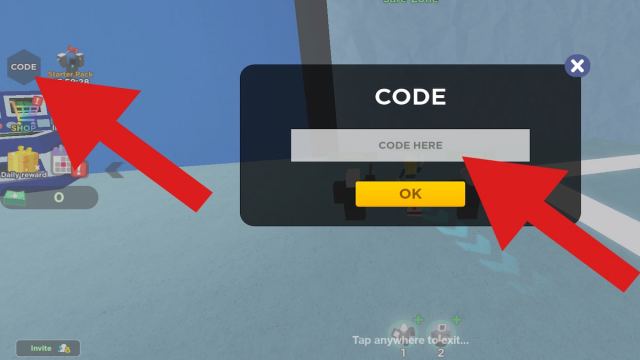 How to redeem codes in Cam Conqueror