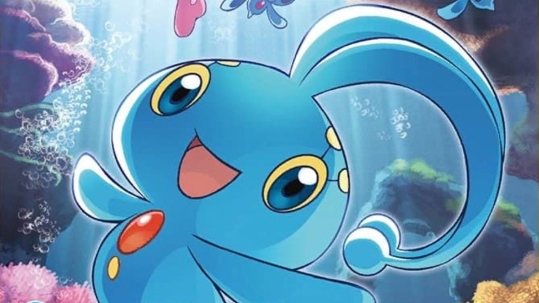 Manaphy Pokemon TCG art.