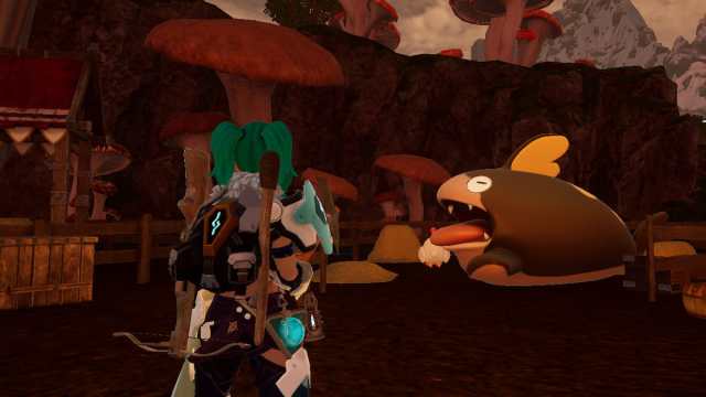 Picture showing player watching over a Ranch with Dumud.