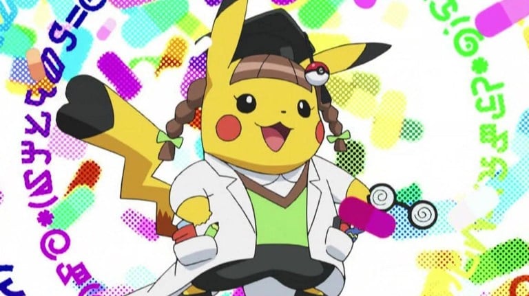 Pikachu PH. D anime debut