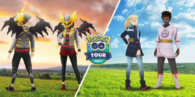 Pokemon Go Tour: Sinnoh avatar items.