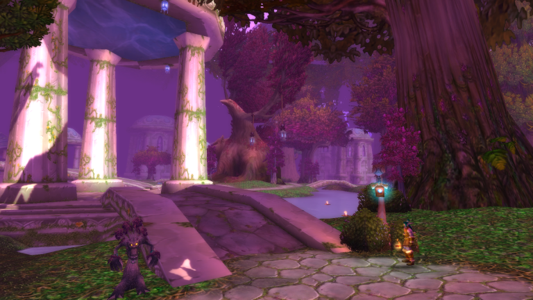 Image of Darnassus in WoW SoD.