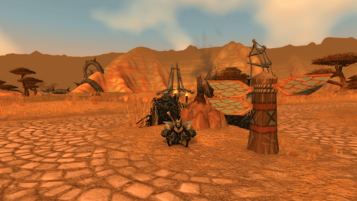 Image of an Orc in the Barrens in WoW SoD.