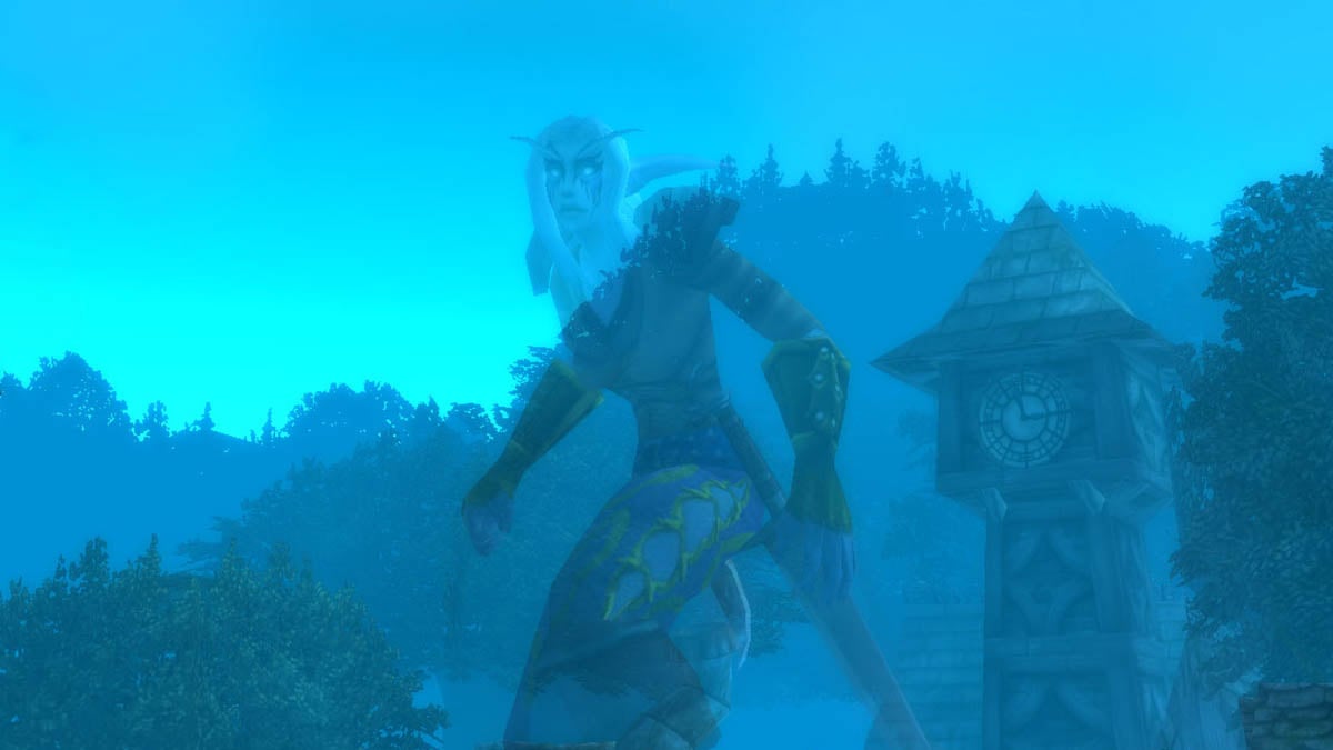 Rogue stealthed in Darkshire, Duskwood in WoW SoD