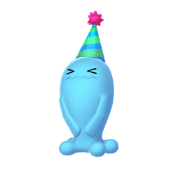 Wobbuffet Blue and Green Party Hat