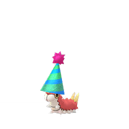 Wurmple Blue and Green Party Hat