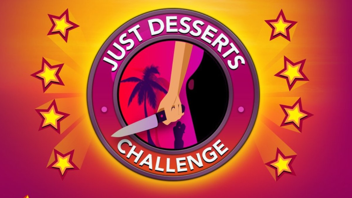 the banner for the just desserts challenge