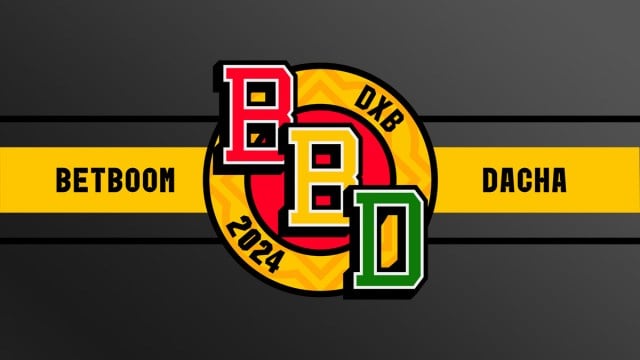 The logo for BetBoom Dacha Dubai 2024.