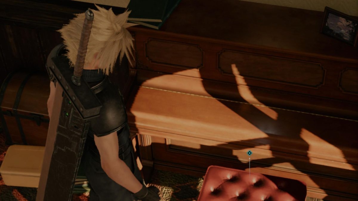 cloud with piano in final fantasy 7 rebirth