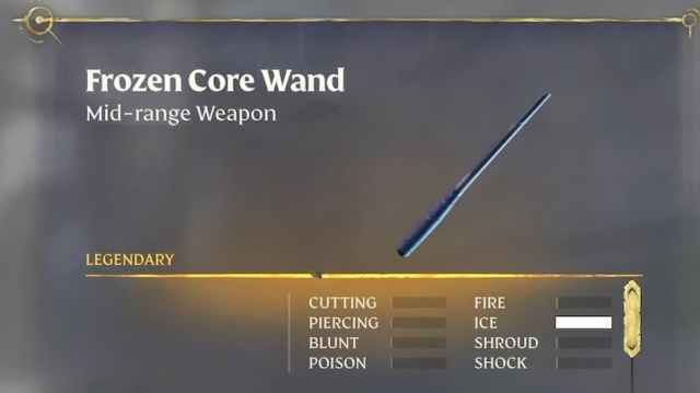 Frozen Core Wand.