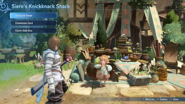 Granblue Fantasy Relink Siero's Knickknack Shack