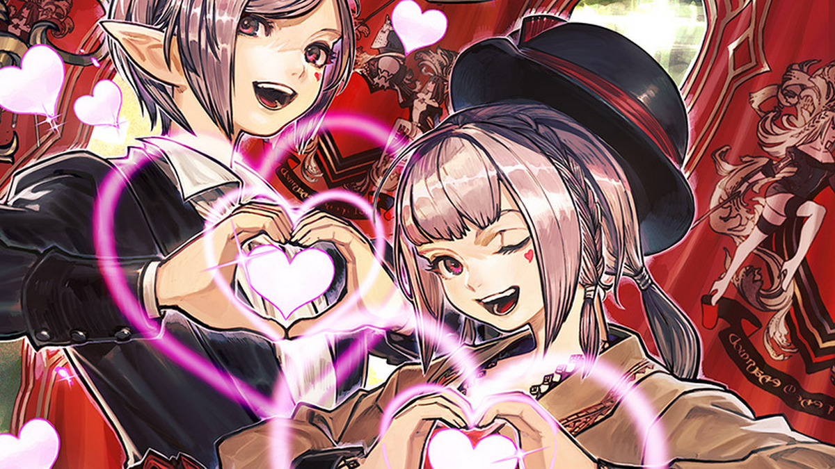 Two girls making heart shapes with their heart.