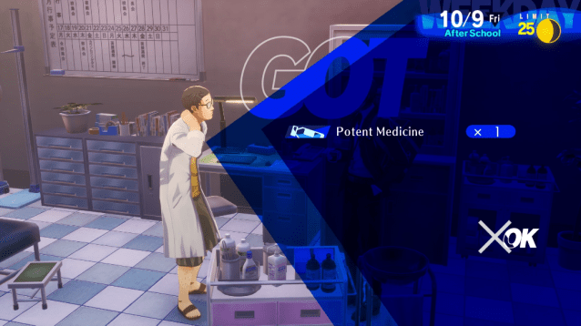 Potent Medicine in the Nurse's Office Persona 3 Reload