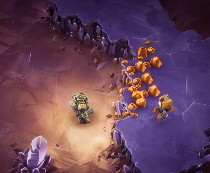 A screenshot of Gold in Deep Rock Galactic: Survivor.