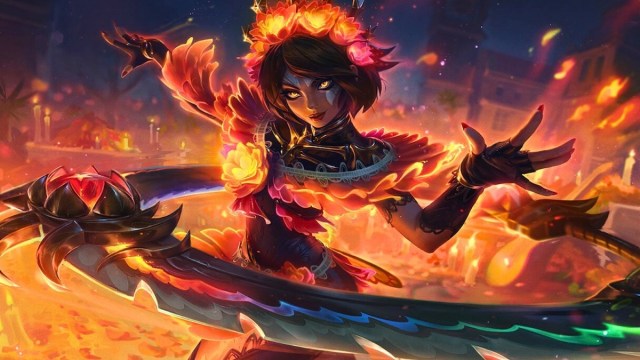 Qiyana's La Illusion skin in League of Legends