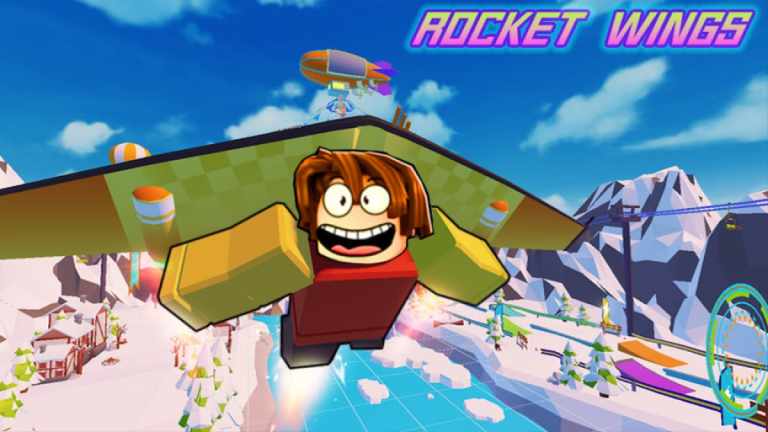 Promo image for Rocket Wings Simulator.