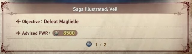 Saga Illustrated: Veil quest description in Granblue Fantasy Relink.