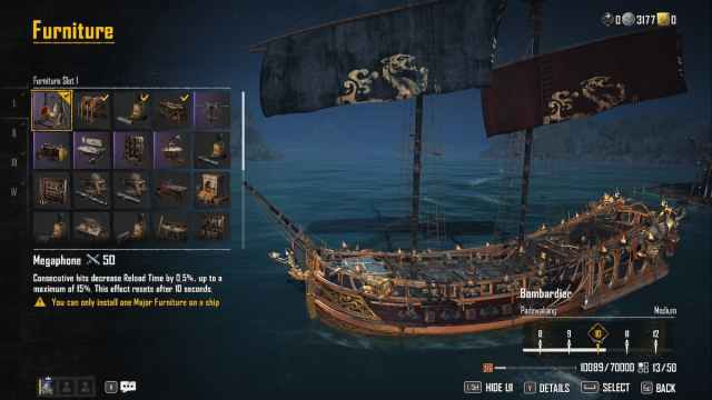 Megaphone overview in Skull and Bones