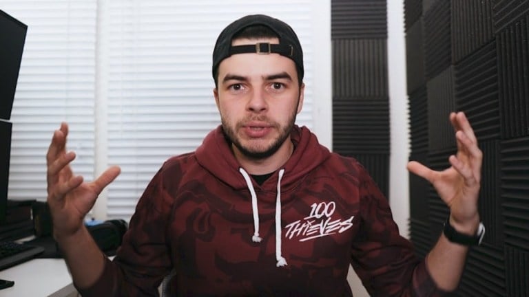 Nadeshot gestures to the camera