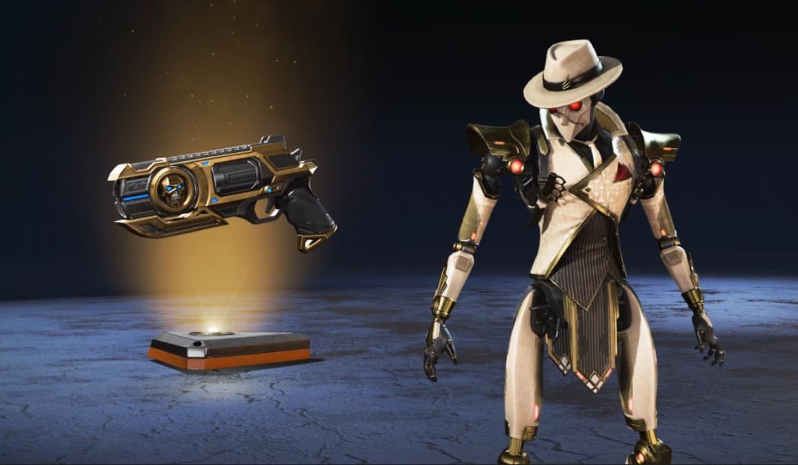 Legendary Revenant and Wingman skins from the Apex Legends Shadow Society collection event.