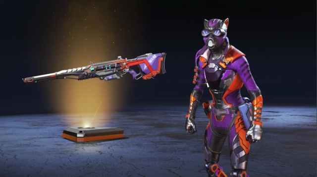 Mad Panther Octane and Steel Talon Sentinel skins from the Apex Legends Inner Beast Event.