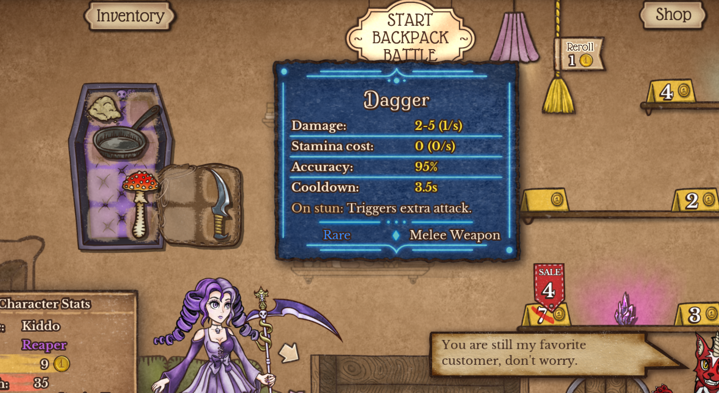 Image of the Dagger in BPB.