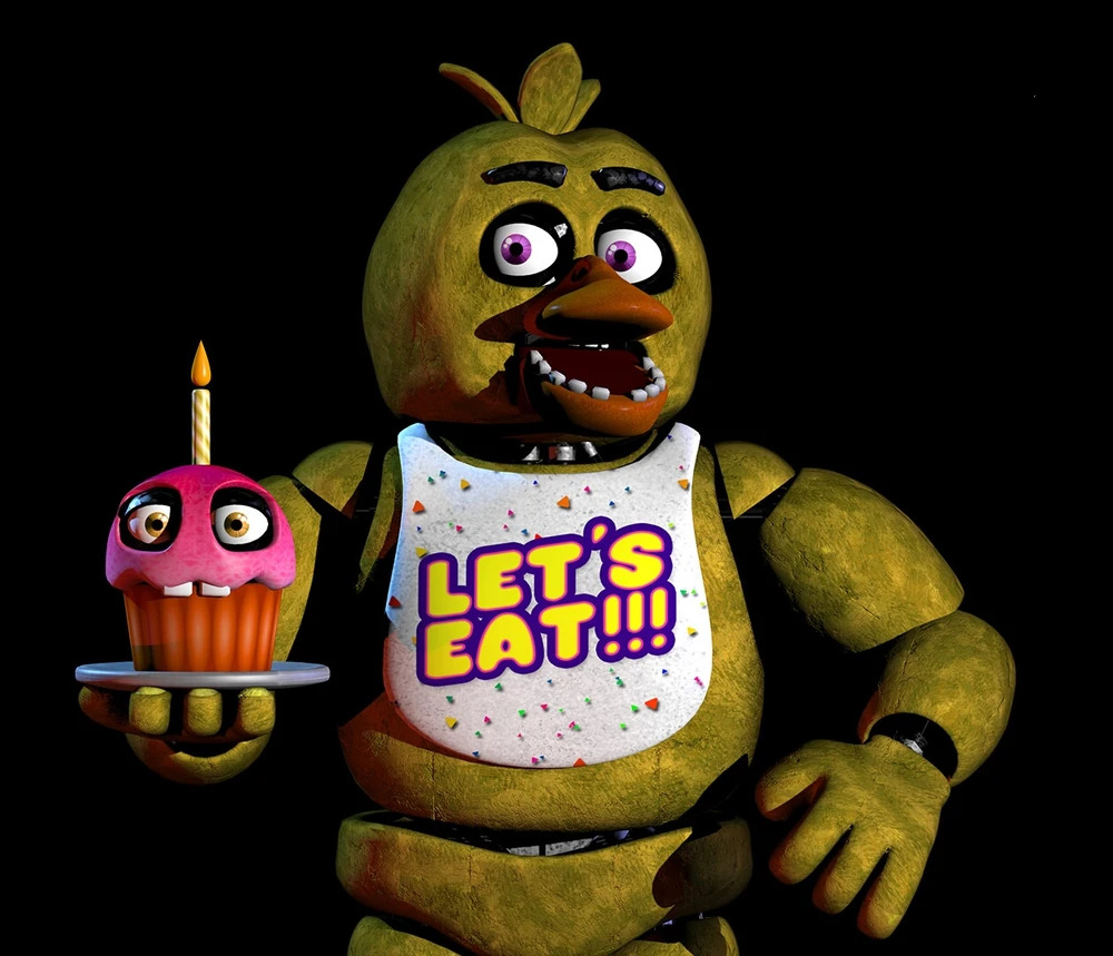An image of Chica from Five Nights at Freddy's