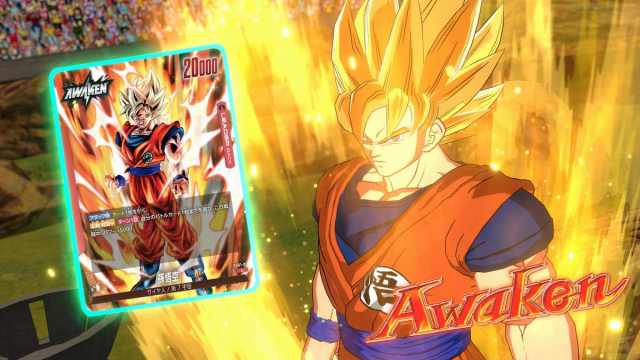 Goku Awakening in Dragon Ball Super Card Game Fusion World.