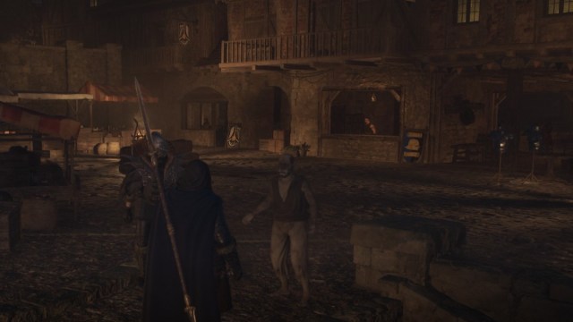 The Arisen talks with a Vermund Beggar in Dragon's Dogma 2.