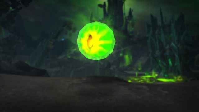 Eye of the Legion Twitch drop summoned on the Broken Shore