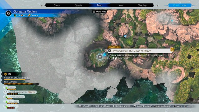 Malboro location in FF7R's Gongaga map