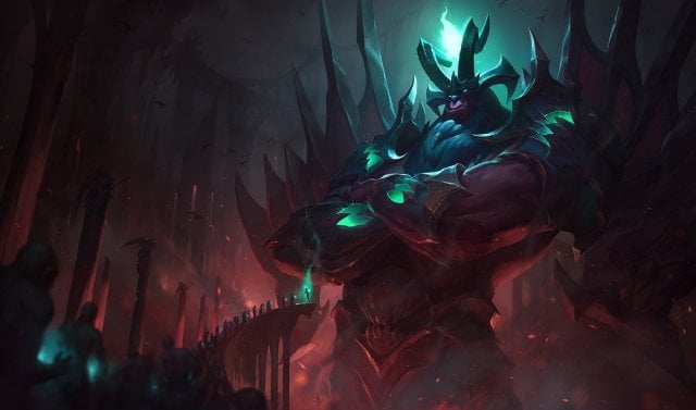 Gatekeeper Galio splash art in League of Legends