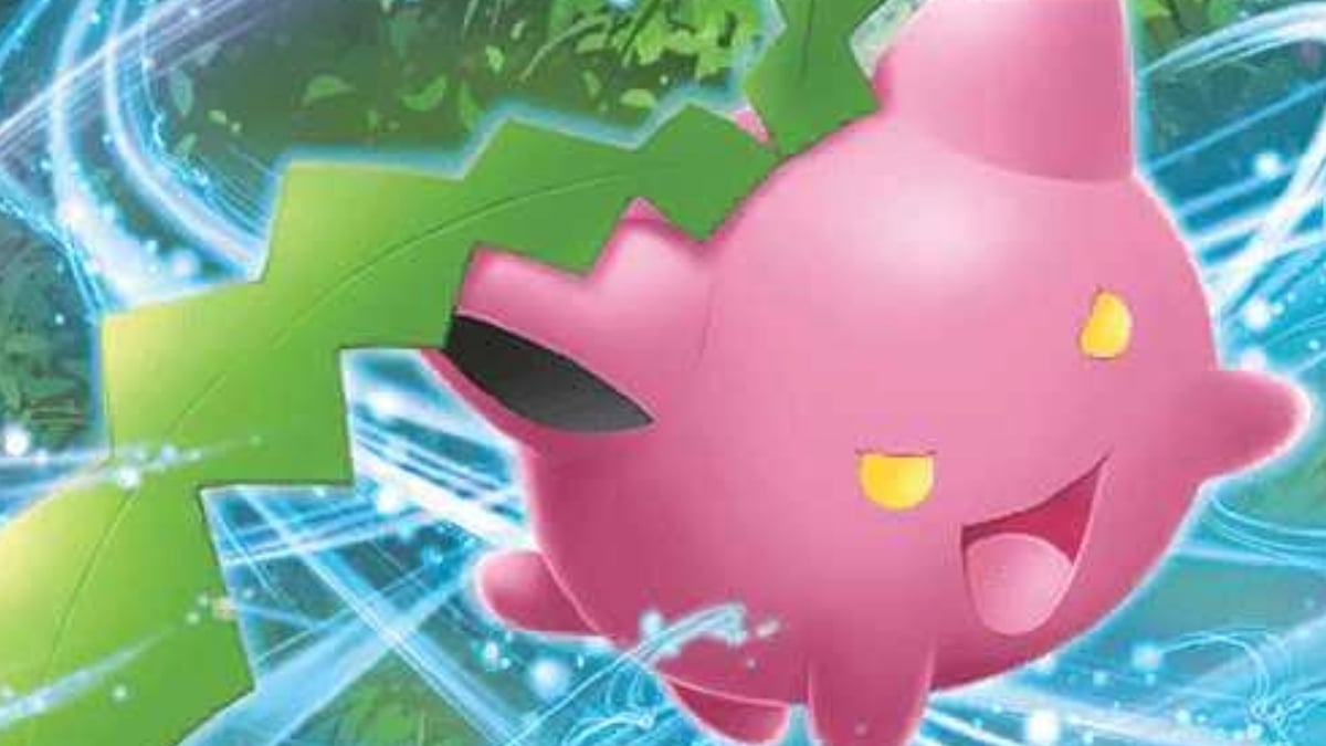 Hoppip Pokemon TCG art.