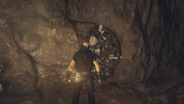 Standing next to an ore deposit in Dragon's Dogma 2