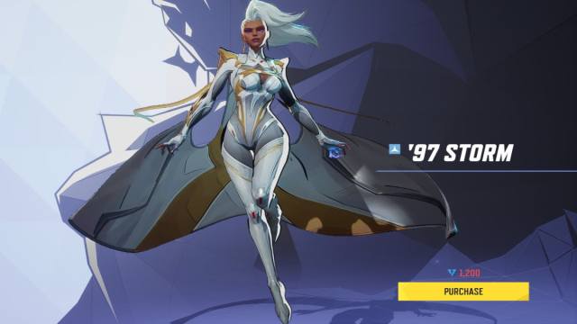 The '97 Storm skin in Marvel Rivals.