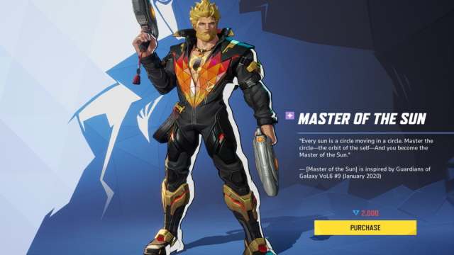 Star Lord's Master of the Sun skin in Marvel Rivals.
