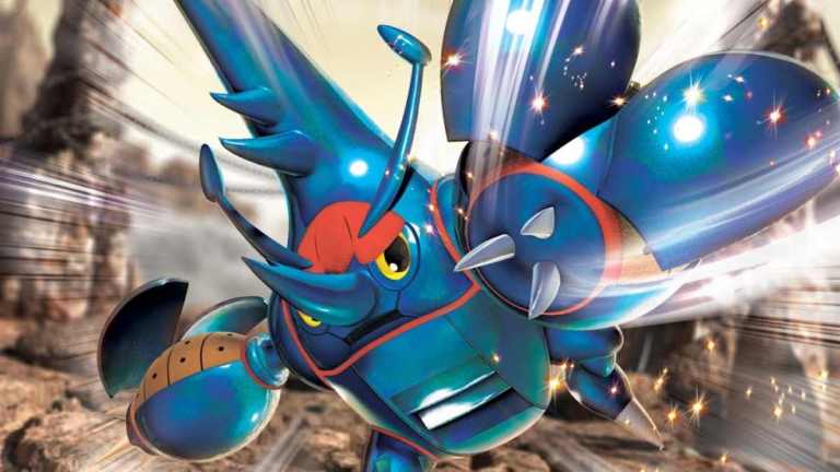 Mega Heracross Pokemon TCG art