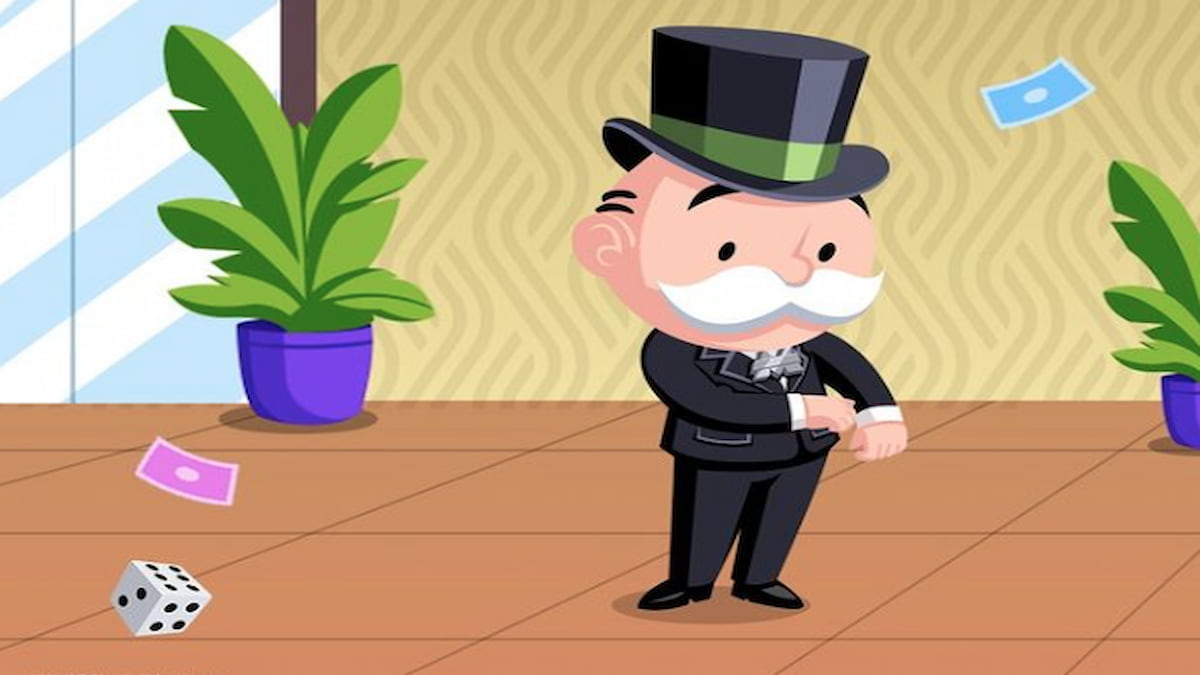 Mr. Monopoly checking his watch