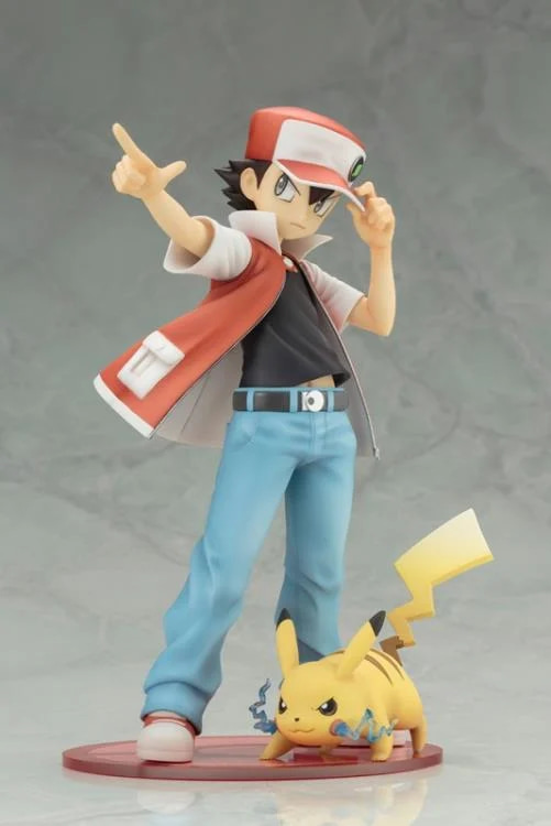 Pokemon Red and Pikachu KOTOBUKIYA Figure