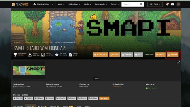 SMAPI 4.0 Nexus Mods