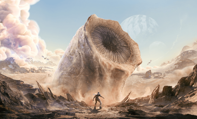 Key art of Shai Hulud in Dune Awakening